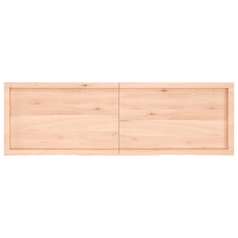 Blat stołu, 160x50x(2-6) cm, surowe drewno dębowe