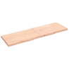 Blat stołu, 200x60x(2-6) cm, surowe lite drewno dębowe