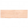 Blat stołu, 200x60x(2-6) cm, surowe lite drewno dębowe