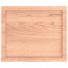 Blat do stołu, jasnobrązowy, 60x50x(2-6)cm, lite drewno dębowe