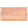 Blat do stołu, jasnobrązowy, 80x40x(2-4)cm, lite drewno dębowe