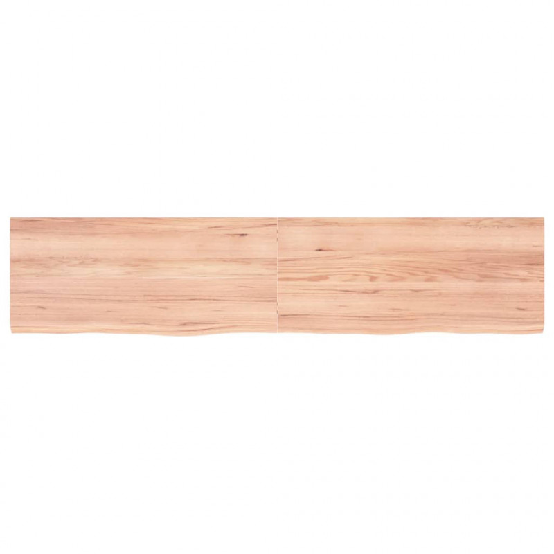 Blat do stołu, jasnobrązowy, 180x40x(2-4)cm, lite drewno dębowe