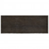 Blat stołu, ciemnobrązowy, 160x60x(2-4) cm, lite drewno dębowe