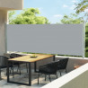 Wysuwana markiza boczna na taras, 600 x 160 cm, szara