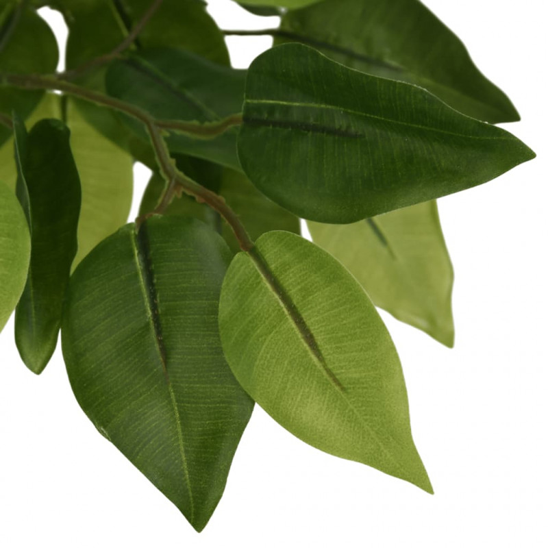 Sztuczny fikus, 756 liści, 150 cm, zielony