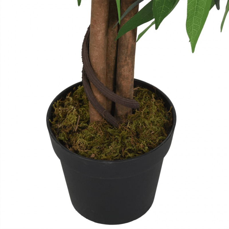 Sztuczne drzewko mango, 1050 liści, 200 cm, zielone