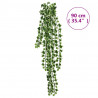Sztuczne rośliny wiszące, 12 szt., 339 listków, 90 cm