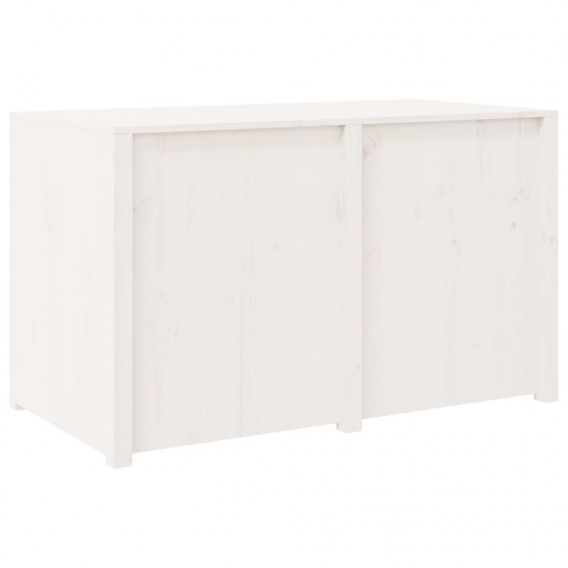 Szafka kuchenna na zewnątrz, biała, 106x55x64cm, drewno sosnowe