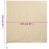 Kaptury na rośliny, z suwakiem, 4 szt., 70 g/m² 1,55x1,55 m
