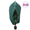 Kaptury ochronne z suwakiem, 10 szt., 70 g/m² 1,55x1,55 m
