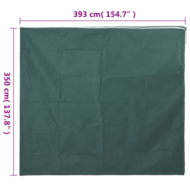 Kaptury ochronne z suwakiem, 4 szt., 70 g/m² 3,93x3,5 m