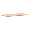 Blat do biurka, 110x(55-60)x1,5 cm, lite drewno bukowe