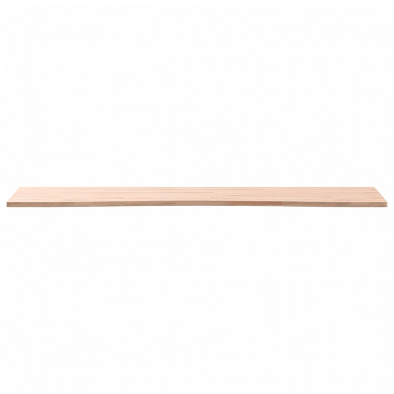 Blat do biurka, 110x(55-60)x1,5 cm, lite drewno bukowe