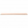 Blat do biurka, 110x(55-60)x1,5 cm, lite drewno bukowe