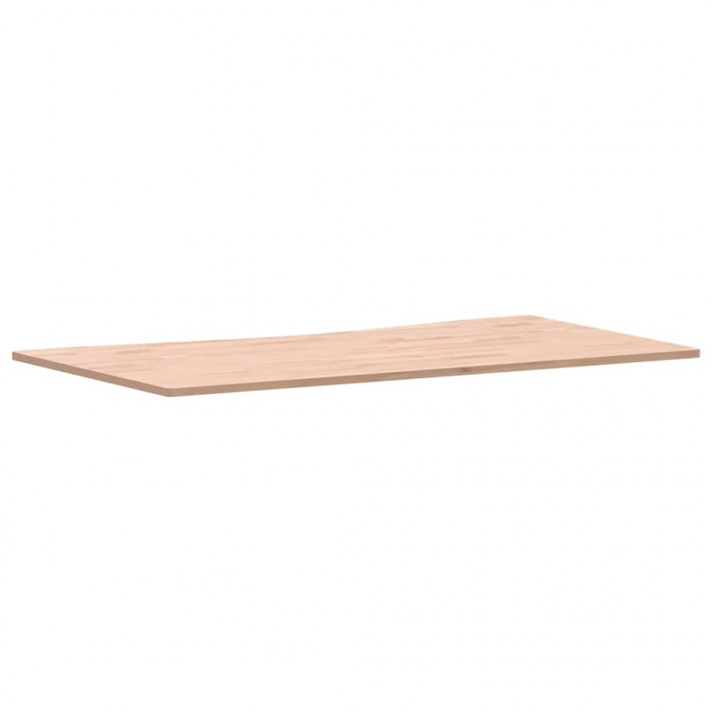 Blat do biurka, 110x(55-60)x1,5 cm, lite drewno bukowe