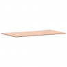 Blat do biurka, 110x(55-60)x1,5 cm, lite drewno bukowe