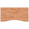 Blat do biurka, 100x(45-50)x2,5 cm, lite drewno bukowe