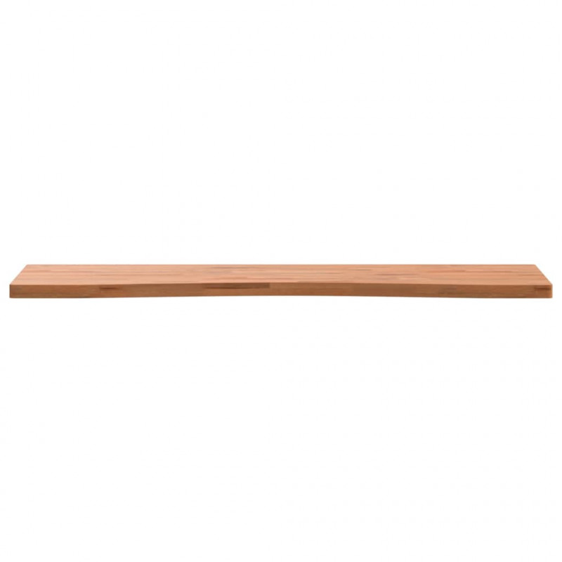 Blat do biurka, 100x(45-50)x2,5 cm, lite drewno bukowe