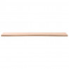 Blat do biurka, 110x(50-55)x2,5 cm, lite drewno bukowe