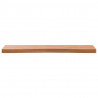Blat do biurka, 100x(55-60)x4 cm, lite drewno bukowe