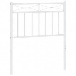Metalowe wezgłowie, białe, 75 cm