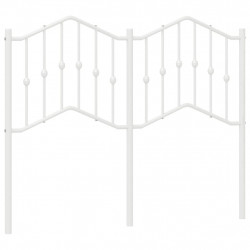 Metalowe wezgłowie, białe, 120 cm