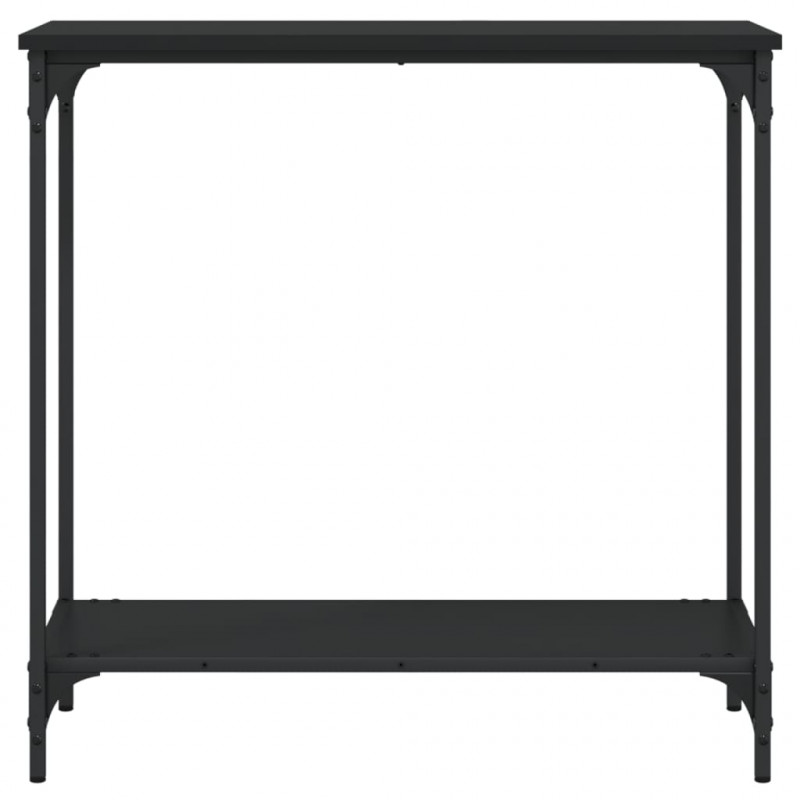 Stolik konsolowy, czarny, 75x30,5x75 cm