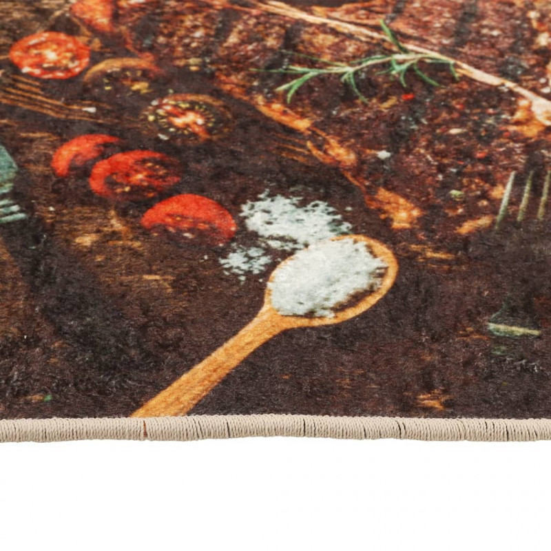 Dywanik kuchenny, kolorowy, 60x180 cm, antypoślizgowy
