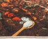 Dywanik kuchenny, kolorowy, 60x180 cm, antypoślizgowy