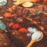 Dywanik kuchenny, kolorowy, 60x180 cm, antypoślizgowy