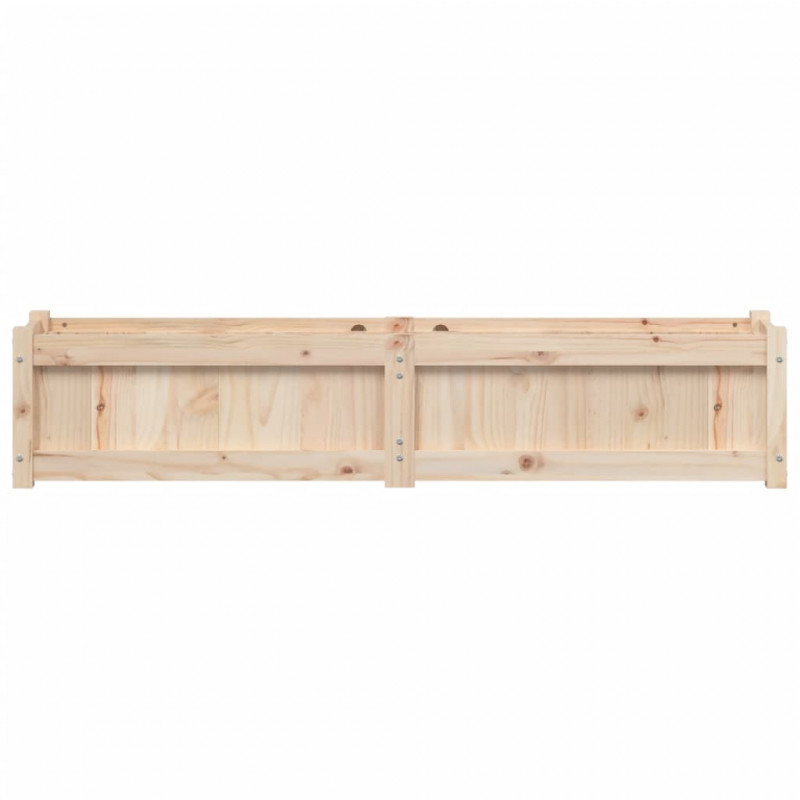 Donica ogrodowa, 150x31x31 cm, lite drewno sosnowe