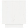 Szafka pod telewizor, biała, 140x35x40 cm, lite drewno sosnowe