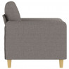 Fotel, taupe, 60 cm, obity tkaniną