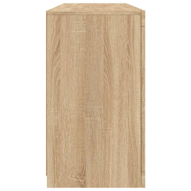 Szafka z oświetleniem LED, dąb sonoma, 142,5x37x67 cm