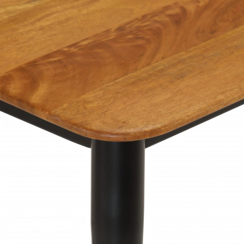 Ławka, 160x40x45 cm, lite drewno mango i żelazo