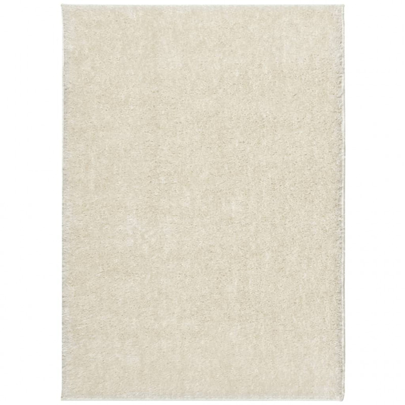 Dywan ISTAN z długim runem, połyskujący, kremowy, 240x340 cm