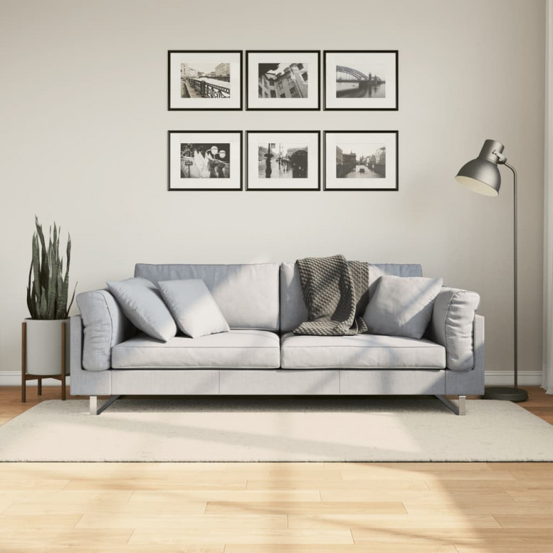 Dywan ISTAN z długim runem, połyskujący, kremowy, 100x200 cm