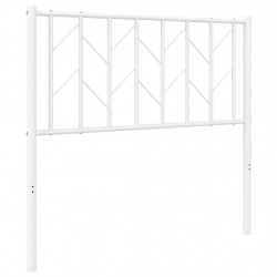 Metalowe wezgłowie, białe, 90 cm
