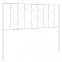 Metalowe wezgłowie, białe, 107 cm