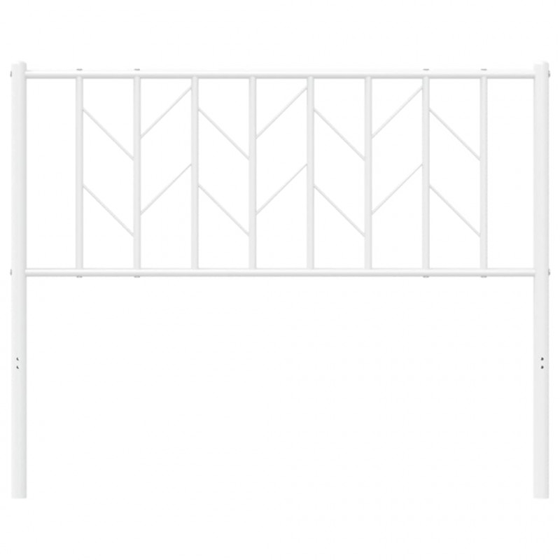 Metalowe wezgłowie, białe, 107 cm