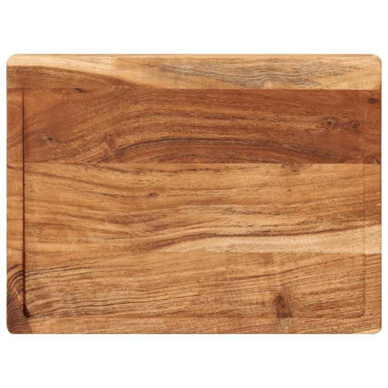 Deska do krojenia, 43x32x3,5 cm, lite drewno akacjowe