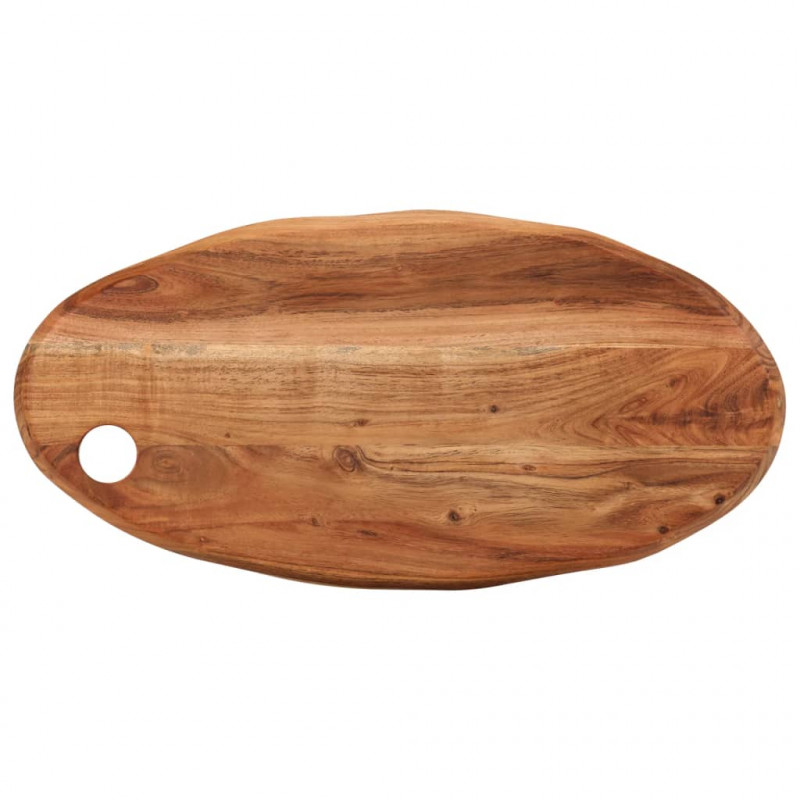Deska do krojenia, 50x25x2,5 cm, lite drewno akacjowe