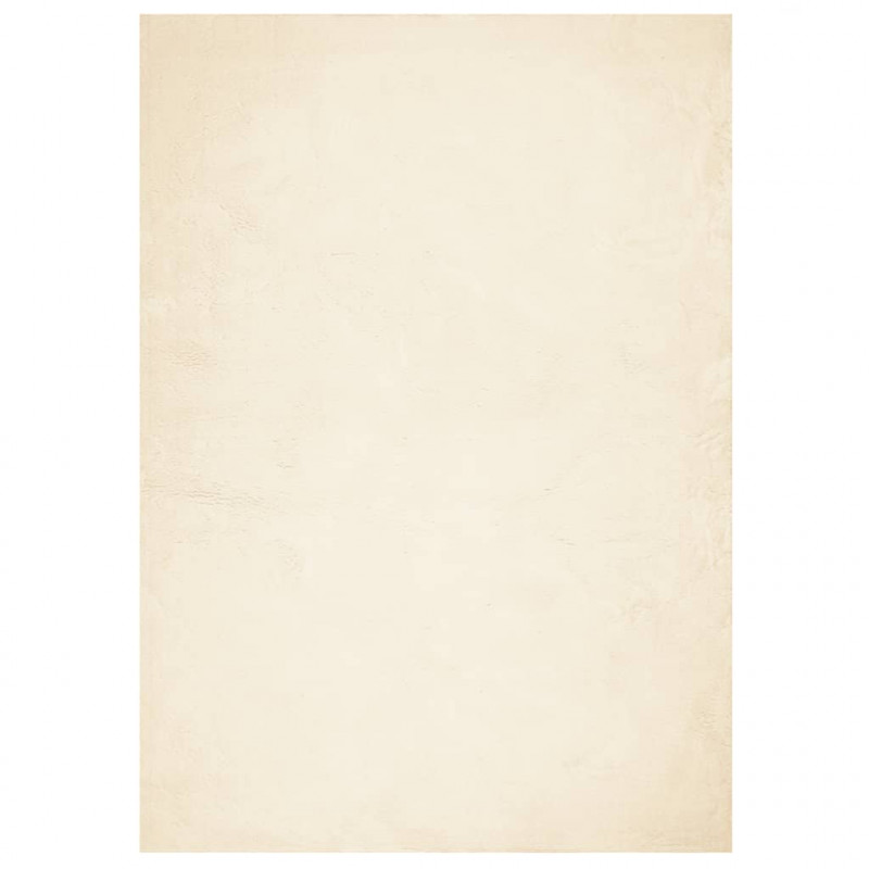 Dywan HUARTE z krótkim włosiem, kremowy, 200x280 cm