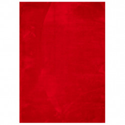 Dywan HUARTE z krótkim włosiem, czerwony, 240x340 cm