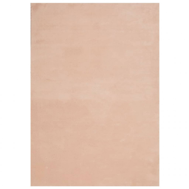 Dywan HUARTE z krótkim włosiem, różowy, 120x170 cm
