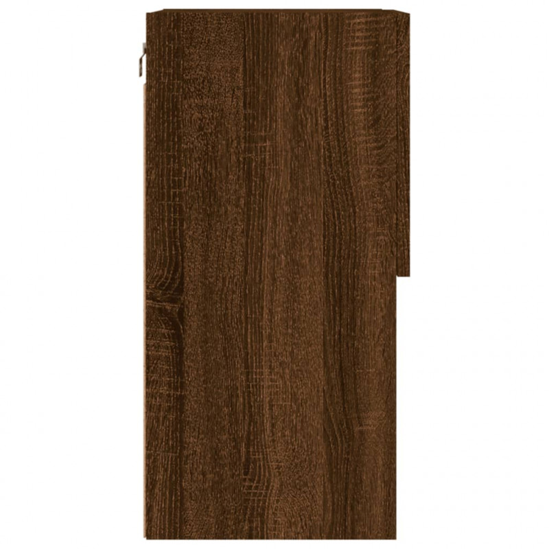 Szafka TV z LED, brązowy dąb, 40,5x30x60 cm