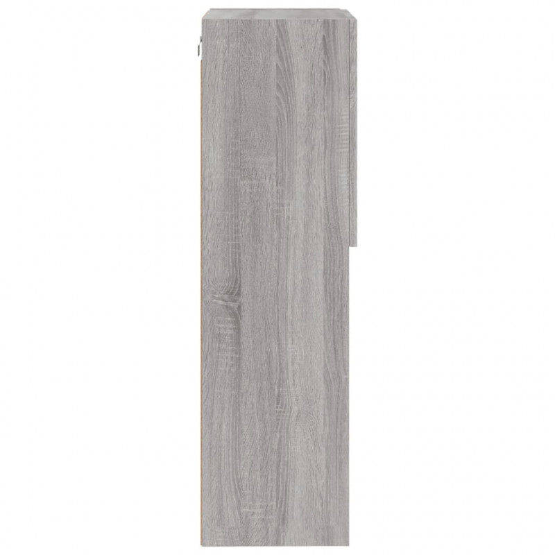 Szafka TV z LED, szary dąb sonoma, 40,5x30x102 cm