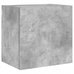 Ścienna szafka TV, szarość betonu, 40,5x30x40 cm