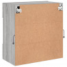 Ścienna szafka TV z LED, szary dąb sonoma, 58,5x30x60,5 cm