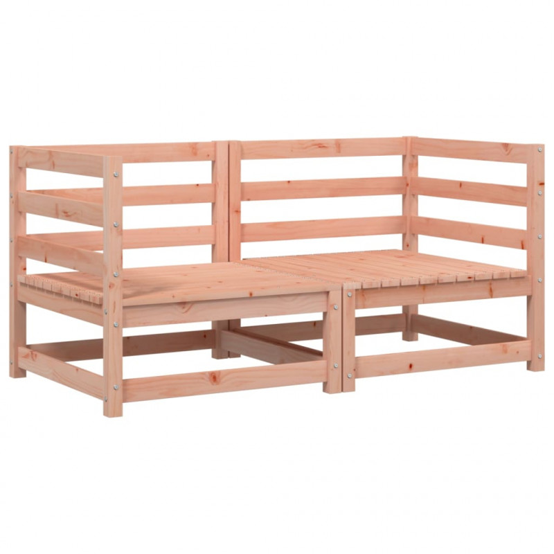 Ogrodowe sofy narożne, 2 szt., 70x70x67 cm, drewno daglezjowe